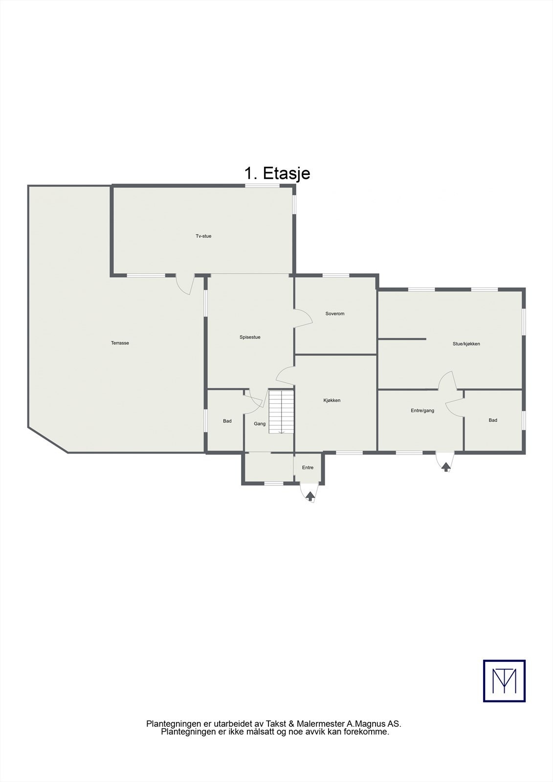 Palntegning 1. Etasje Galleribilde