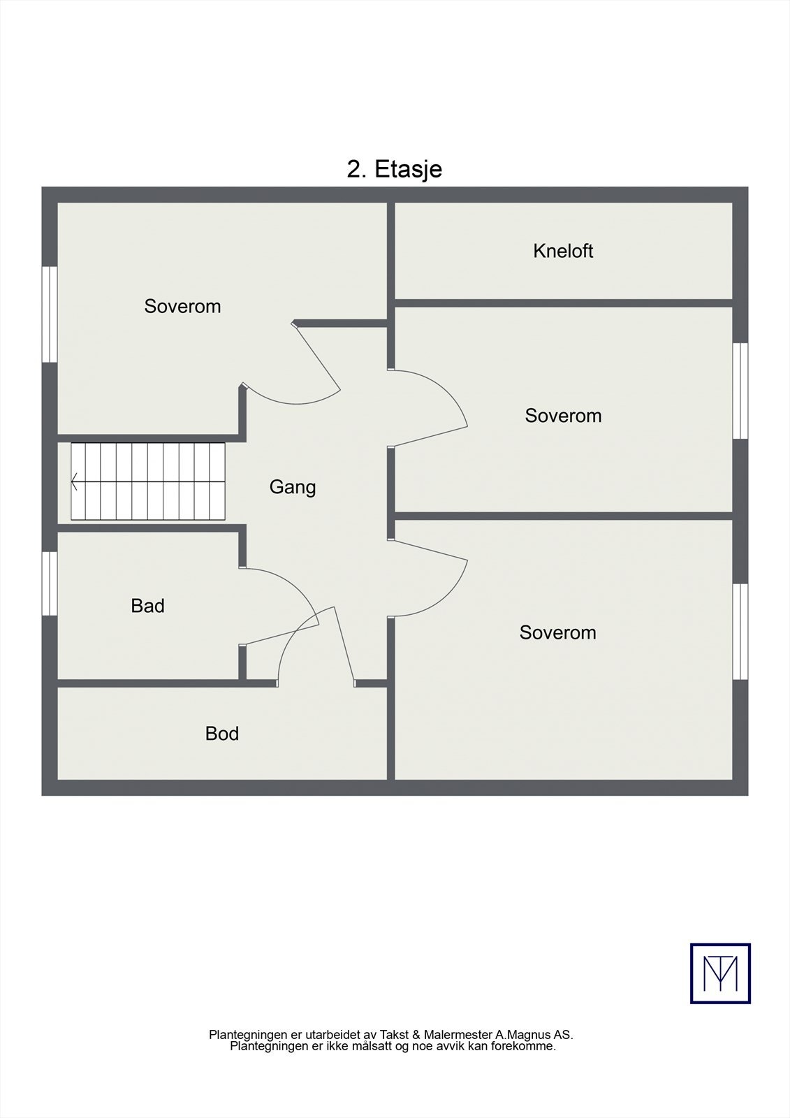 Plantegning 2. Etasje Galleribilde