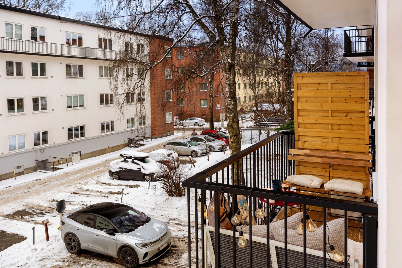 Balkongen ble oppført i regi av sameiet i 2025. Galleribilde