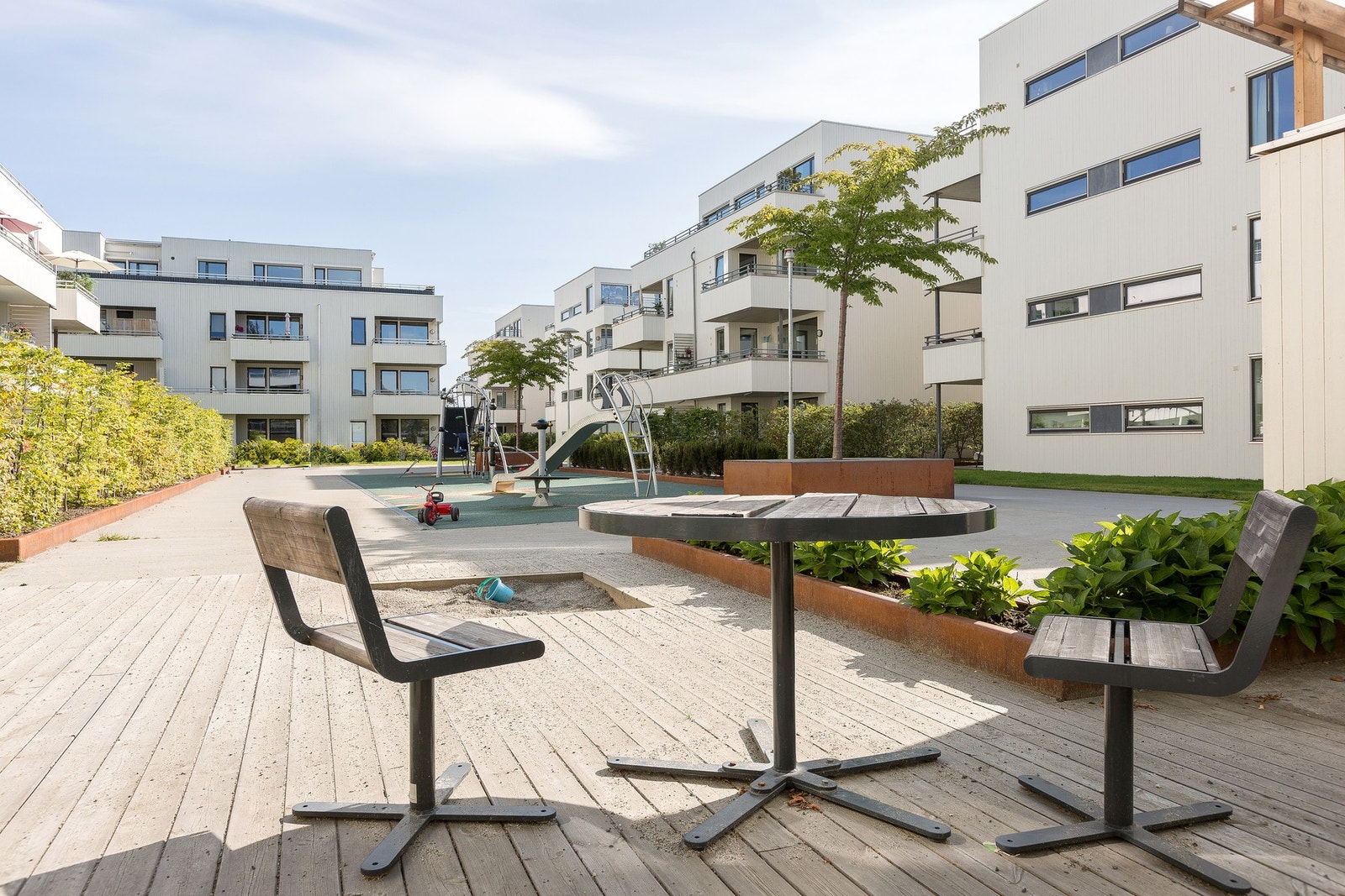 Boligfeltet har fine fellesområder Galleribilde