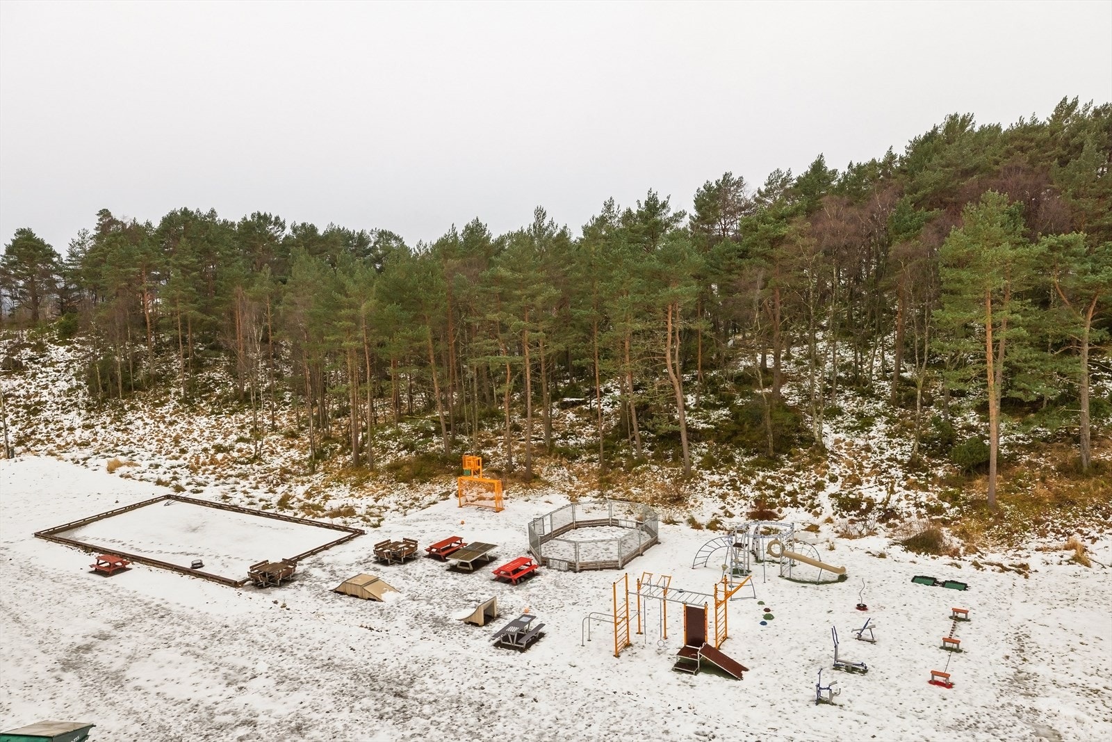 Utsikt over uteområdet. Galleribilde