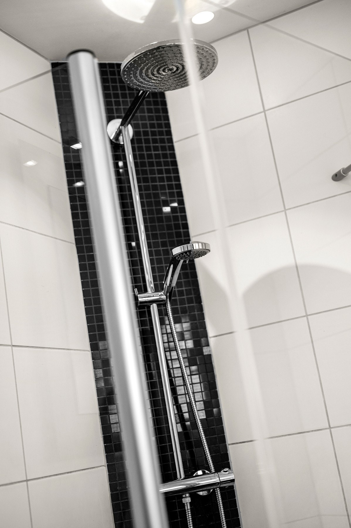 Detaljer fra dusjsone - dusjgarnityr fra Hansgrohe Galleribilde