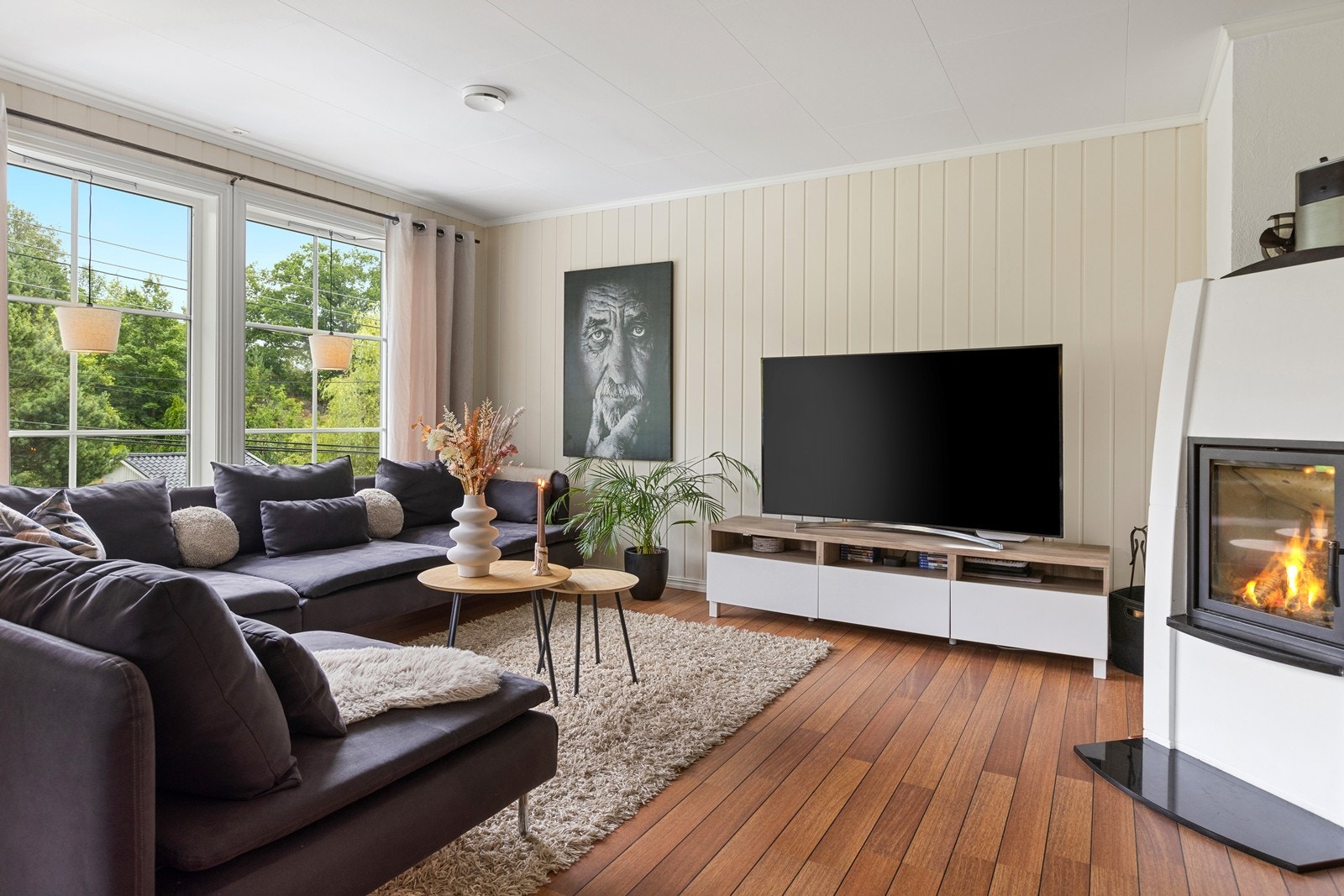 Her er det god plass til sofakrok Galleribilde