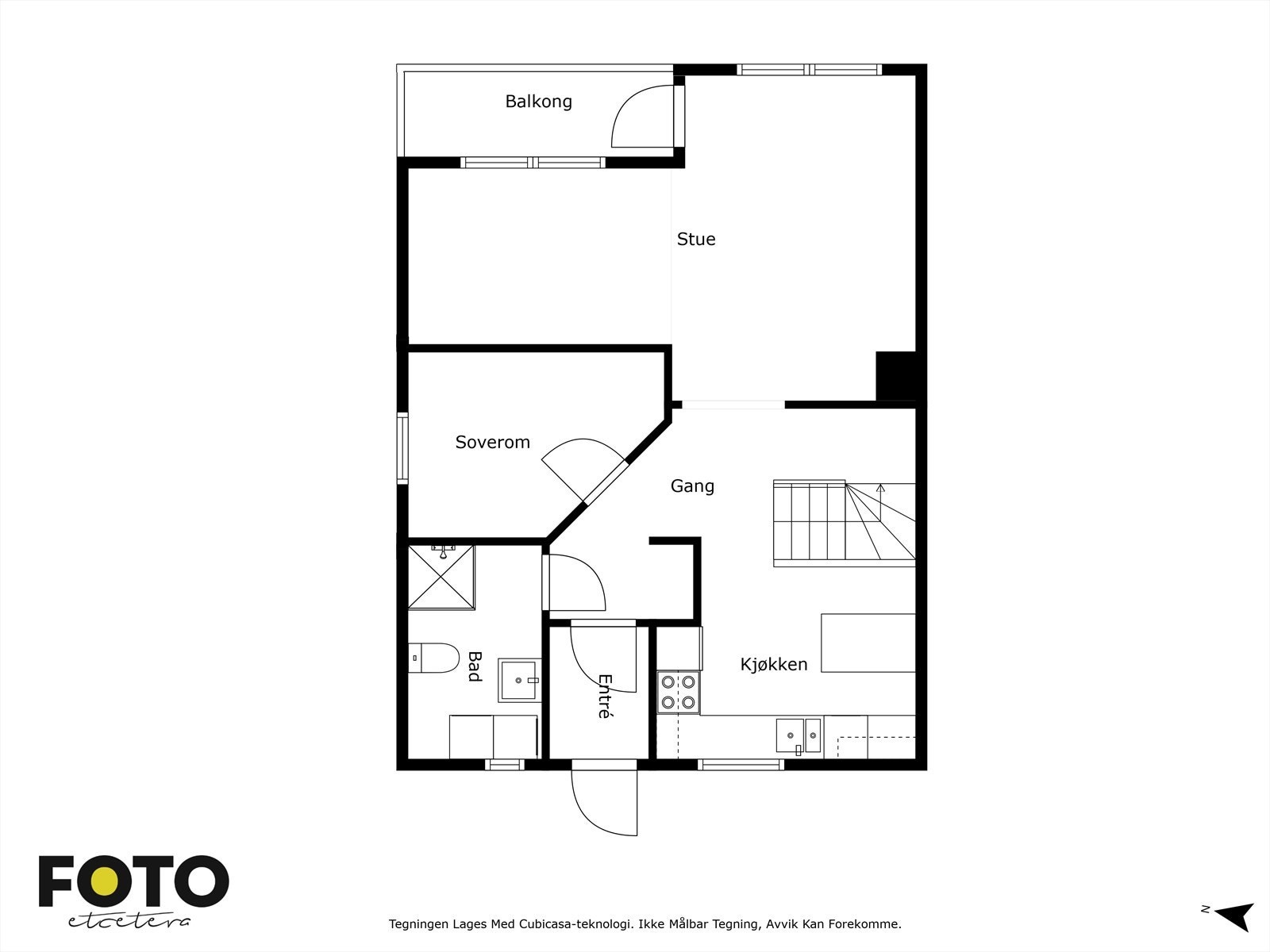 Plantegning 1. etasje (r) Galleribilde