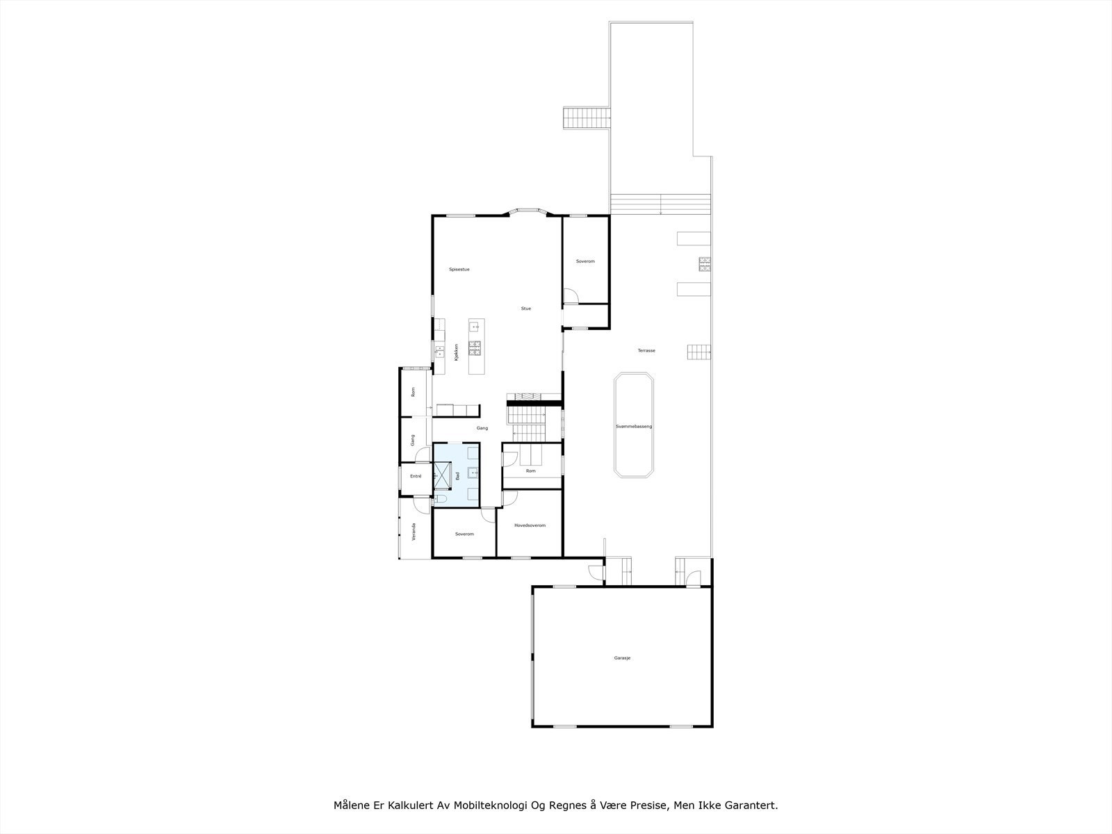 Plantegning 1. etg Galleribilde