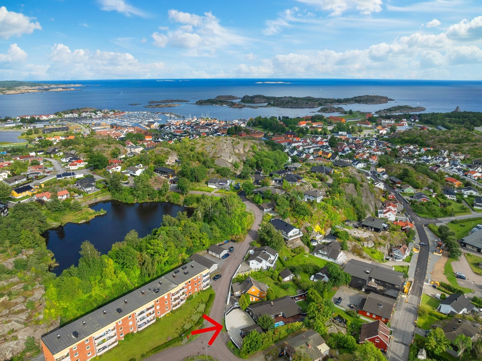 Boligen ligger i et svært ettertraktet område Galleribilde