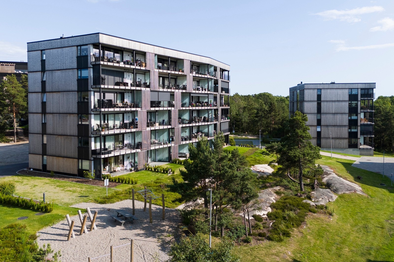 Fine uteområder rundt leiligheten Galleribilde