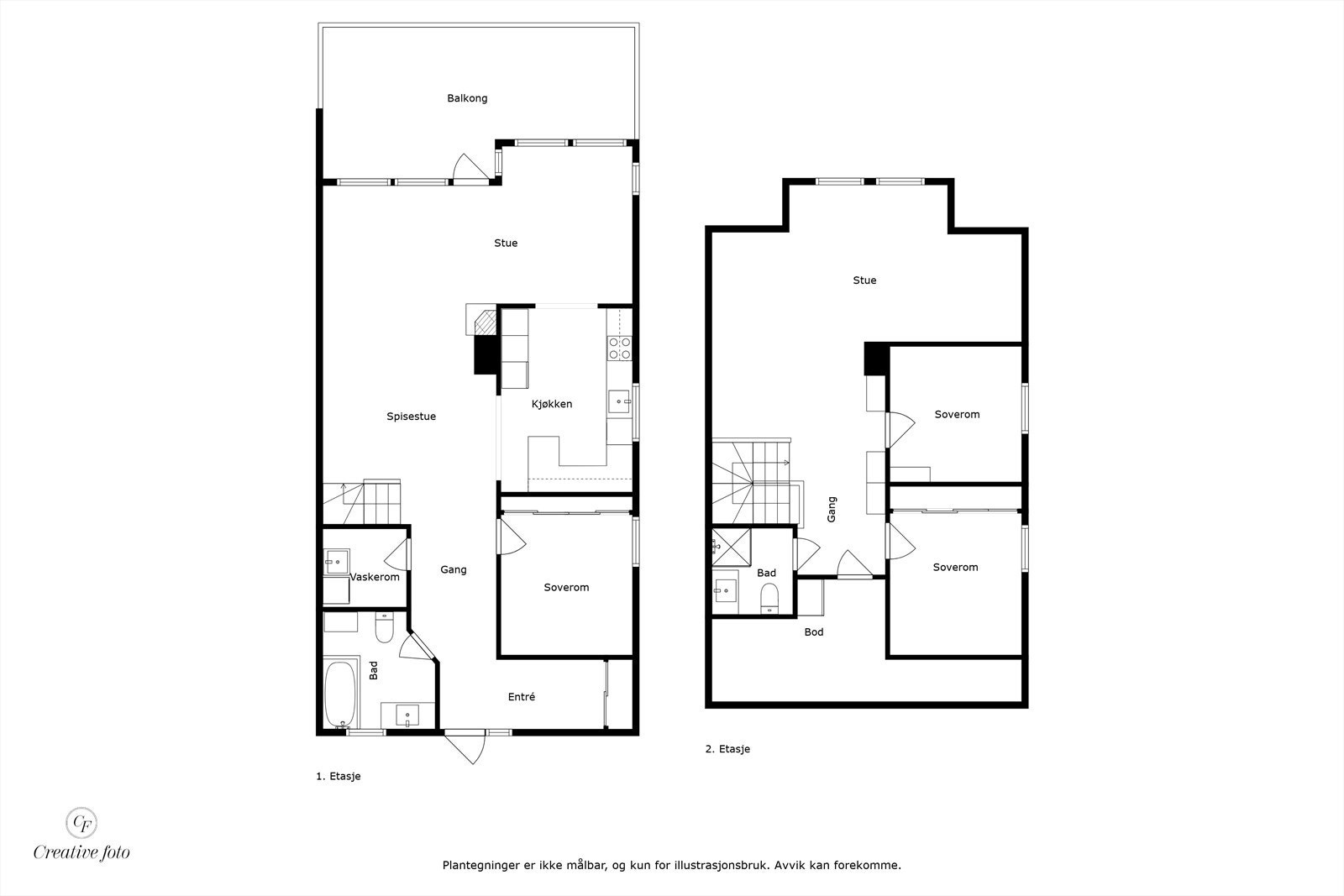 Plantegning Galleribilde