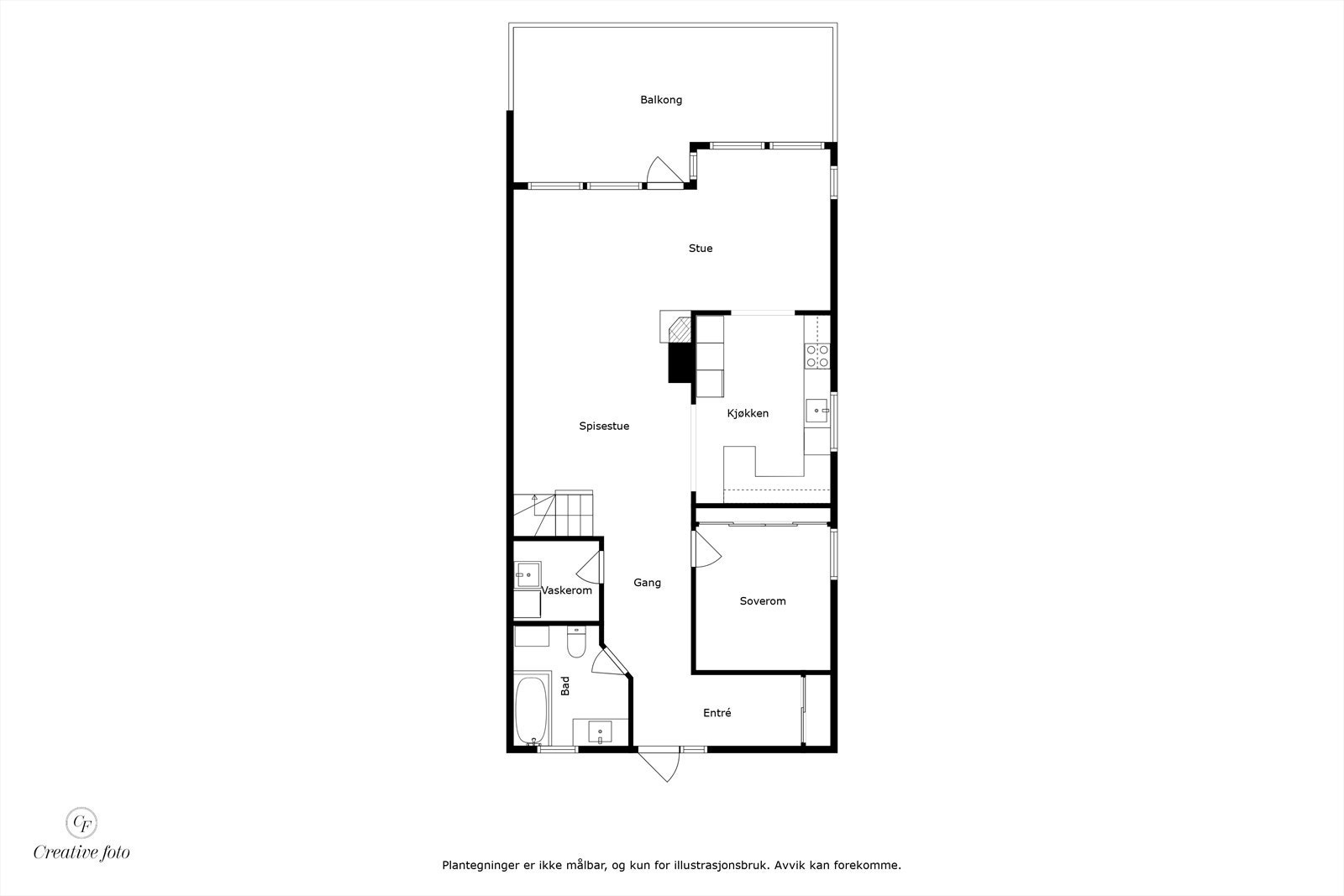 Plantegning 1. etasje. Galleribilde