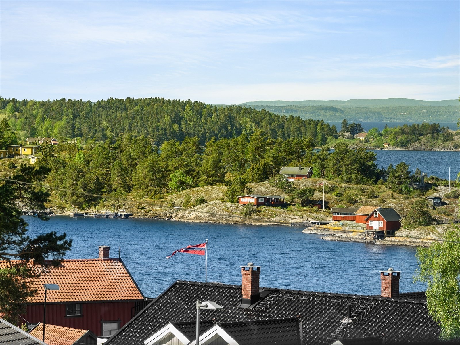 Utsiktsbilde fra loftstue Galleribilde