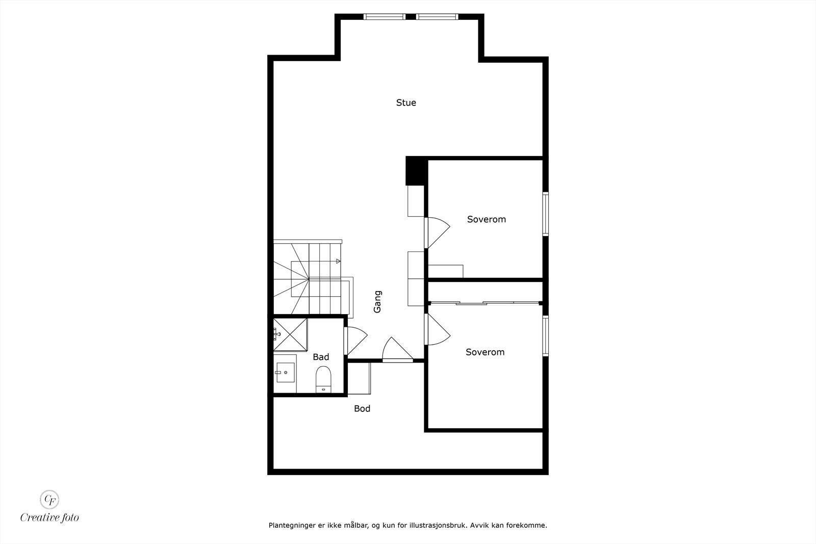 Plantegning 2. etg. Galleribilde