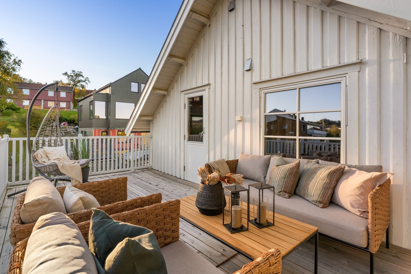 Her vil man nyte godt av sola på dagtid. Galleribilde