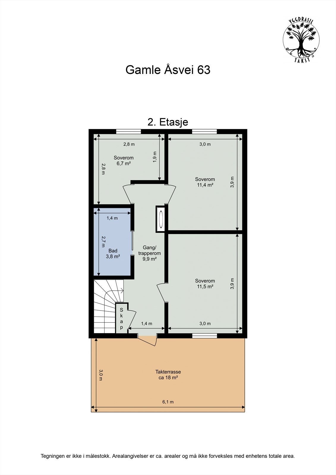 Planskisse. Galleribilde