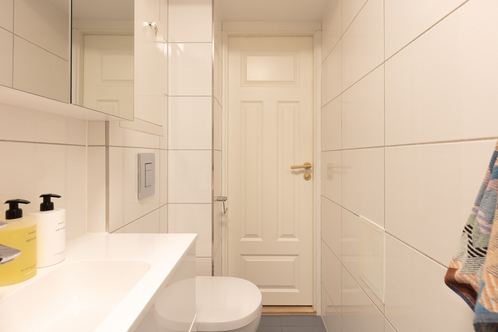 Opplegg for vaskemaskin på kjøkken. Galleribilde