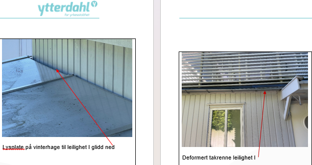 2 bilder som viser utv. mangler Galleribilde