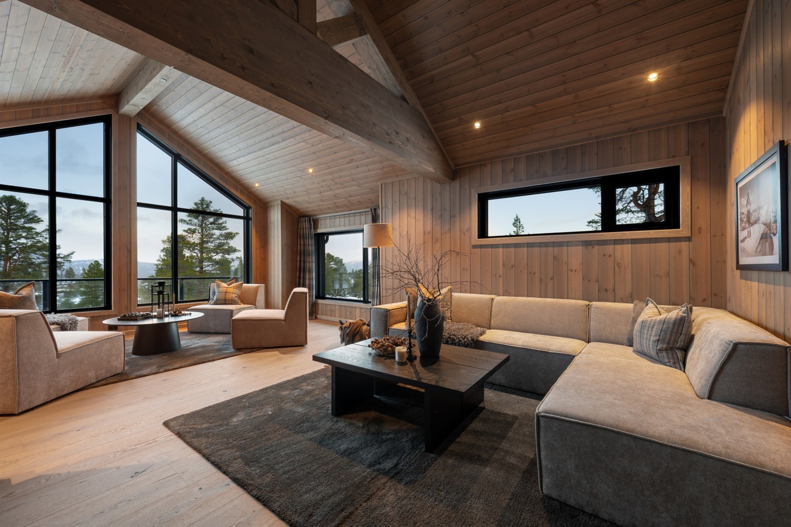 Stue med utsikt. Galleribilde