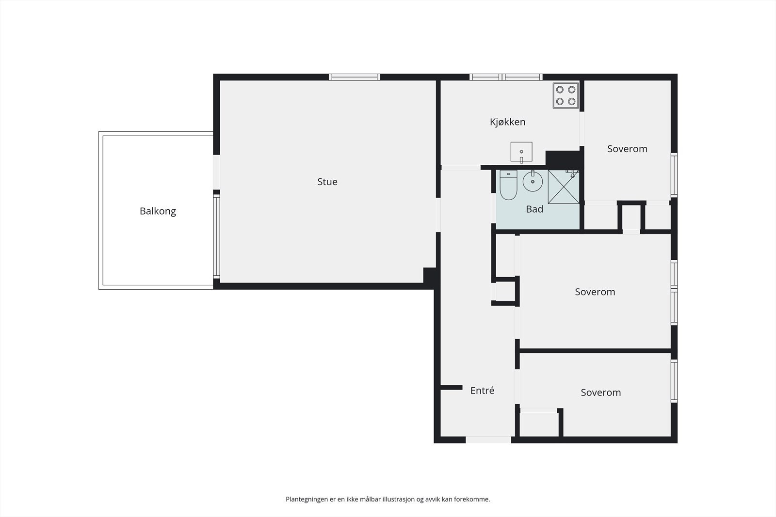 Plantegningen Galleribilde