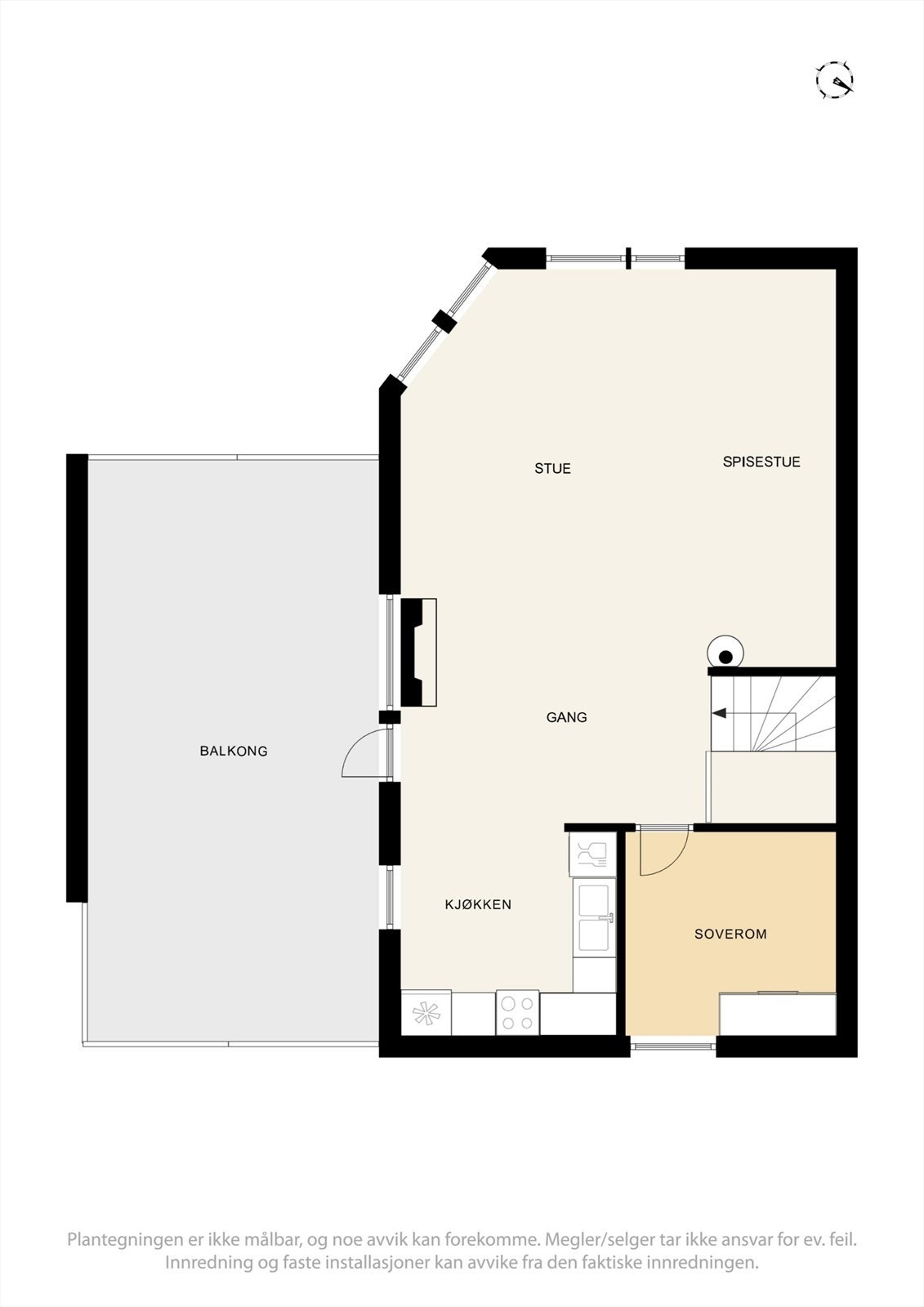 Plantegning 2. etasje Galleribilde