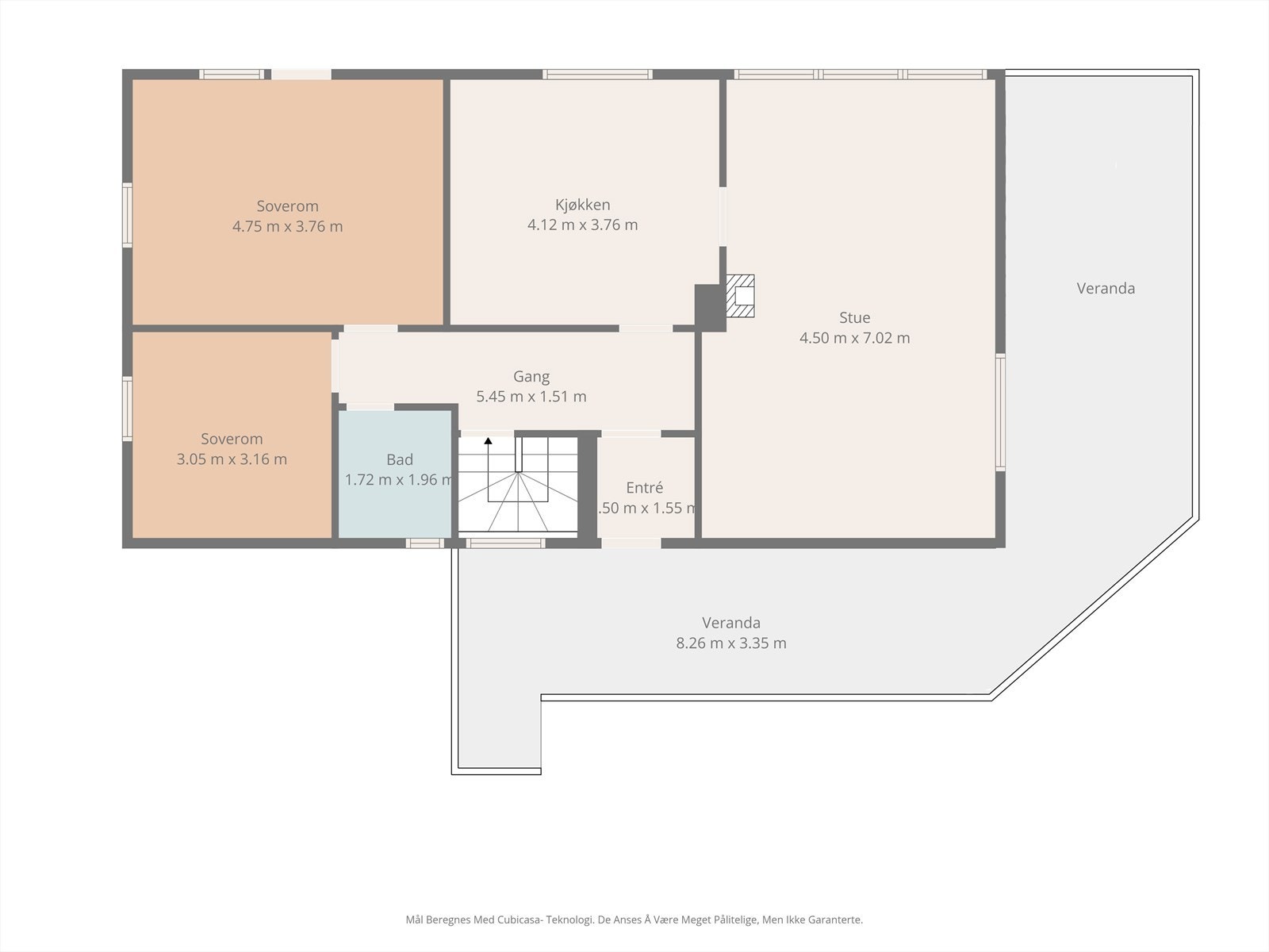 Plantegning 1.etg Galleribilde