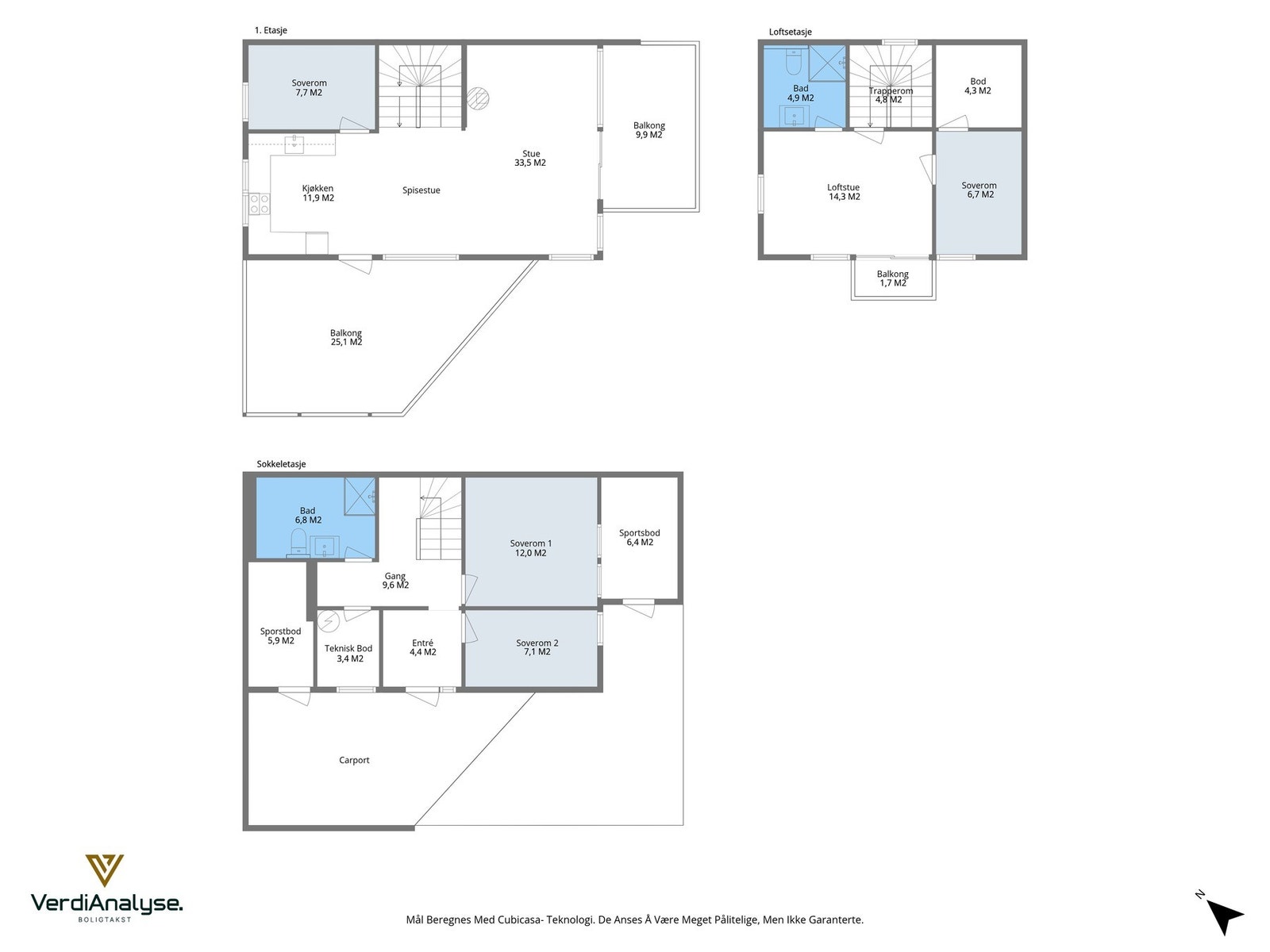 Planskisse samlet. Galleribilde