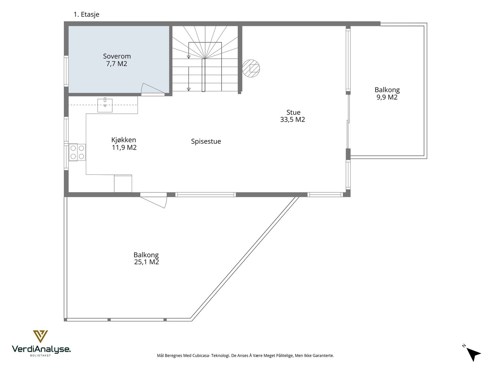 Planskisse 2. etasje. Galleribilde