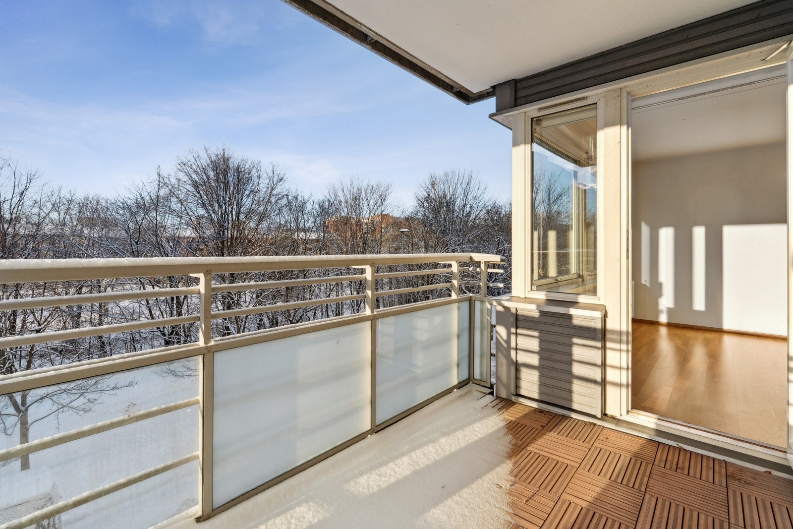 Overbygget balkong på 7 kvm. Galleribilde