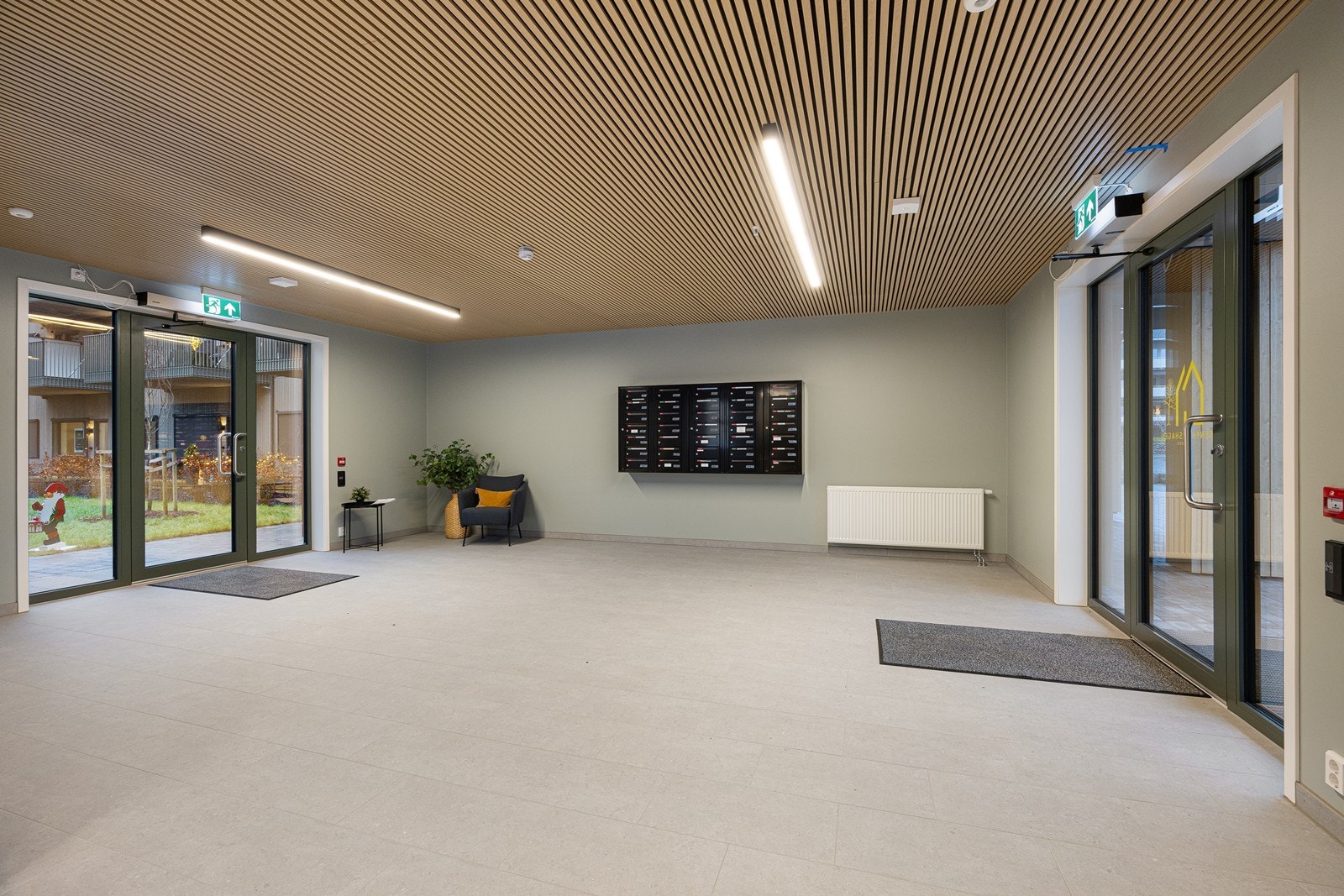 Hele bygget er i en lekker og gjennomført stil. Galleribilde