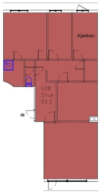 Plantegning Galleribilde