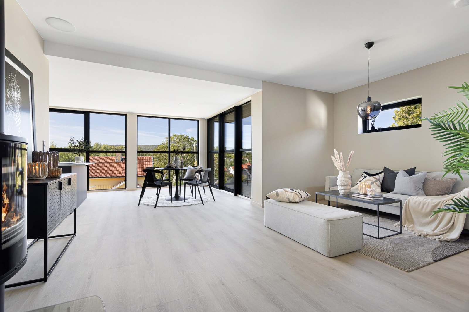 Det er klargjort for fiber for kobling til internett og tv. Galleribilde