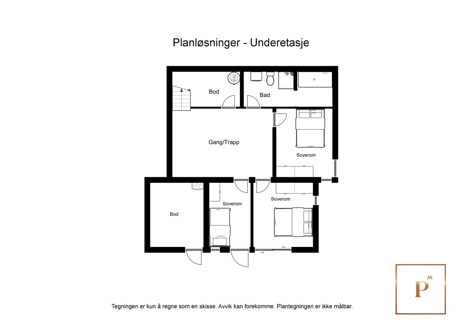 Planløsninger Underetasje Galleribilde