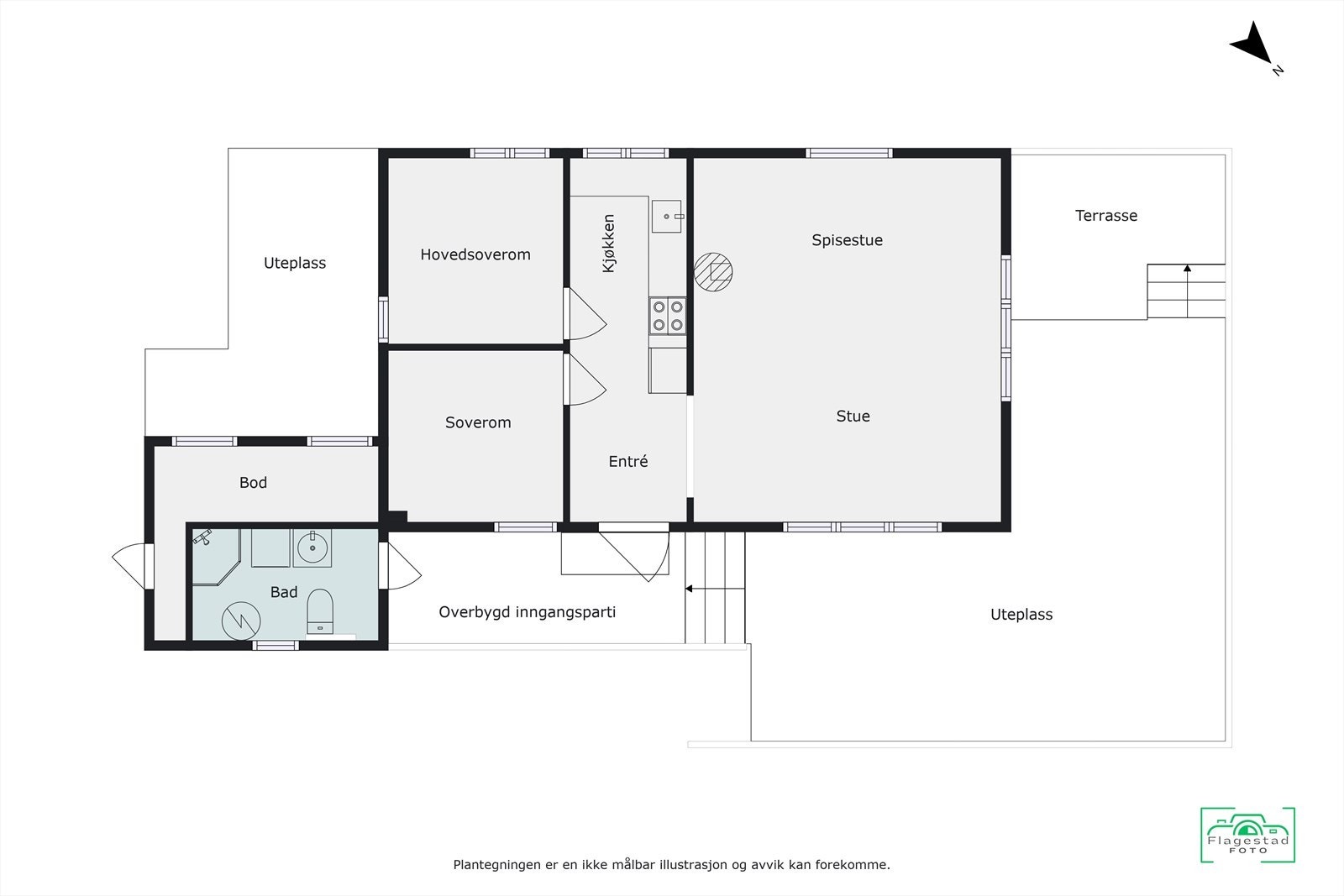 Plantegning Galleribilde