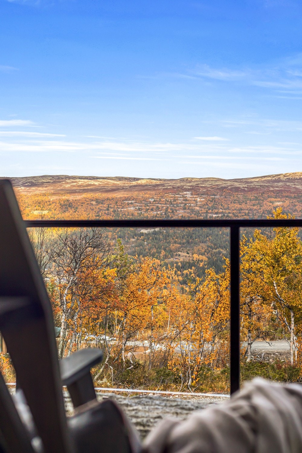 Utsikt fra terrassen Galleribilde