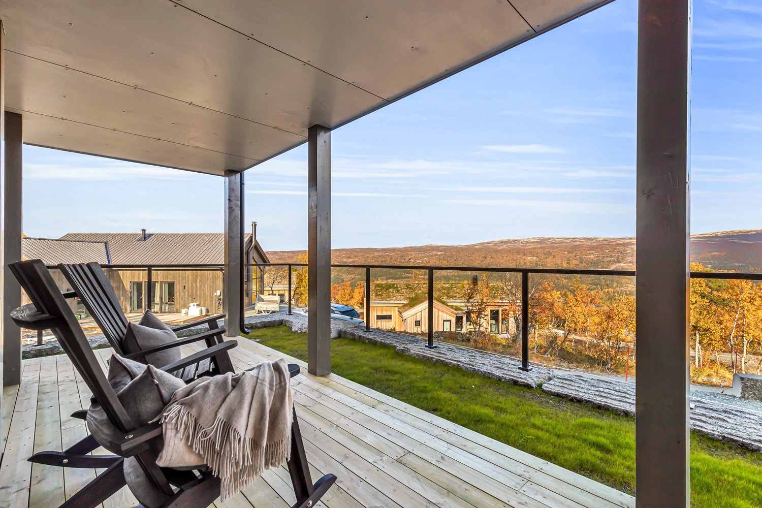 Her kan utsikten nytes over fantastiske Uvdal Galleribilde