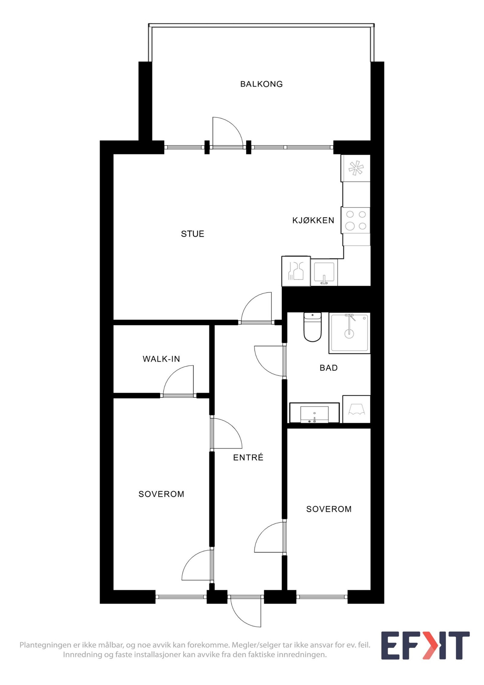 Plantegning Galleribilde
