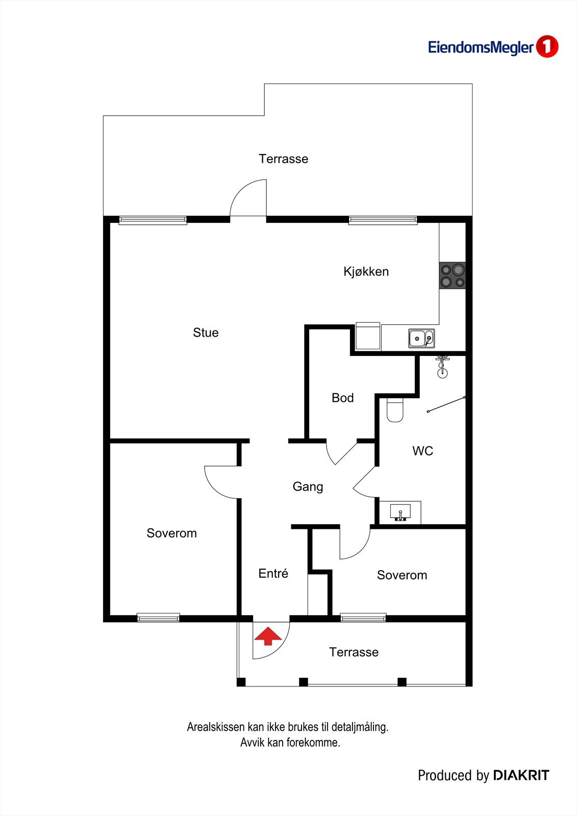 Plantegning Galleribilde