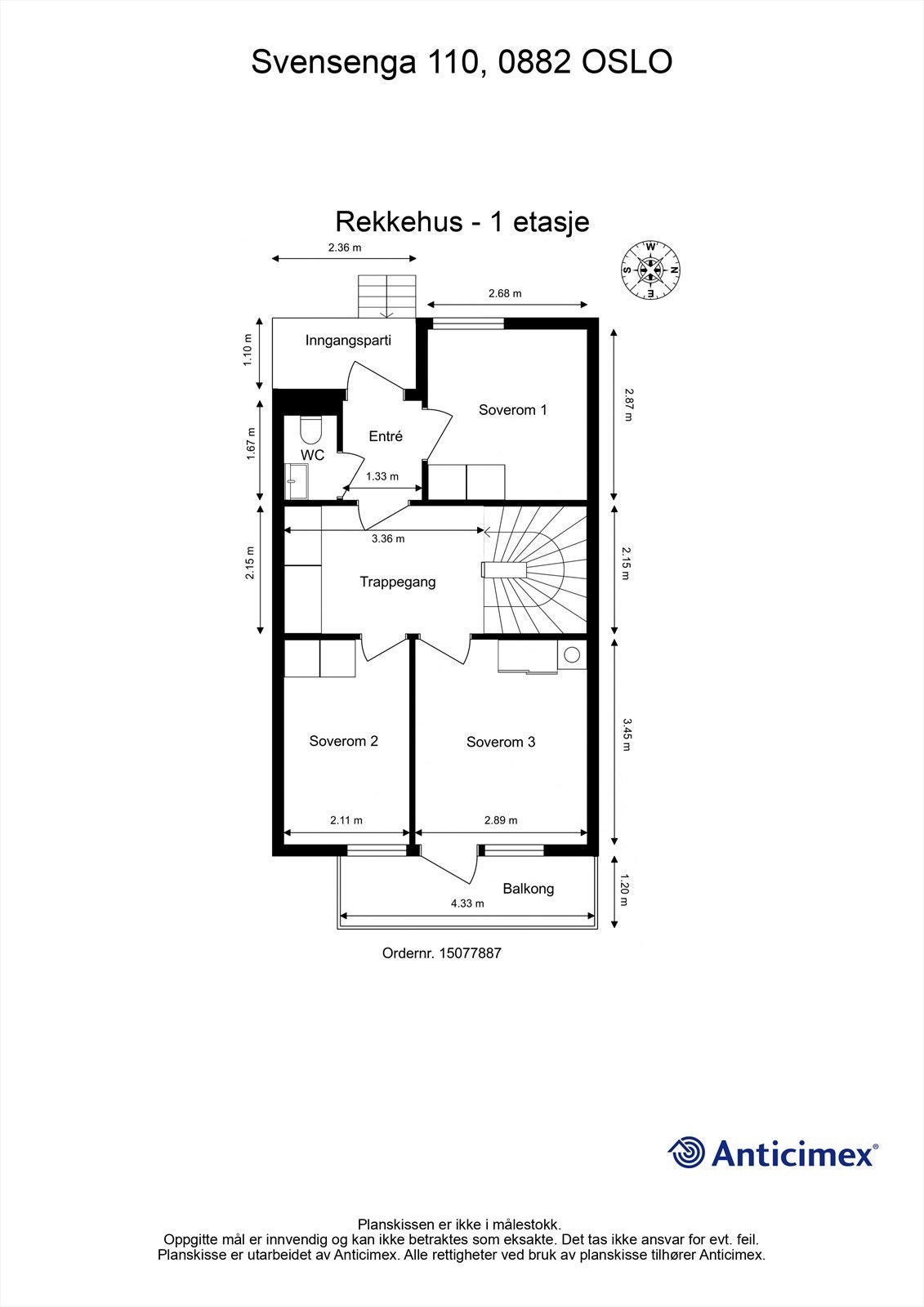 Plantegning - 1 etasje Galleribilde