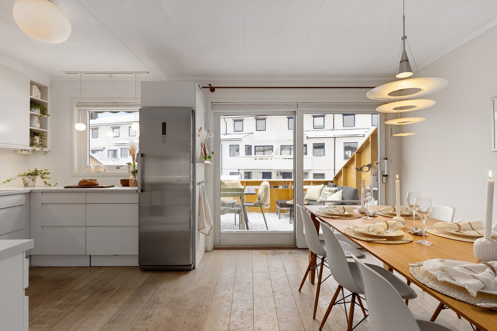 Hver etasje har utgang til herlige uteplasser Galleribilde