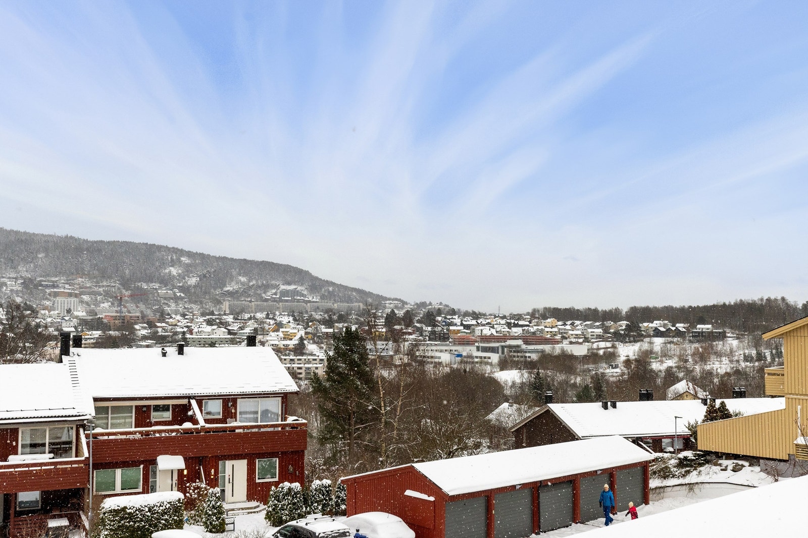 Utsikt fra balkong Galleribilde