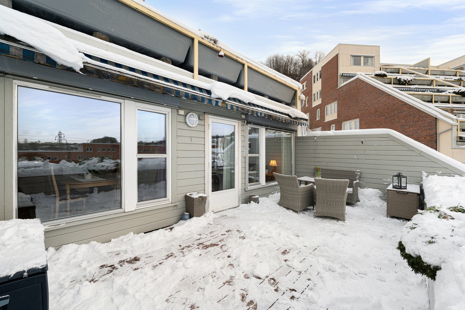 Stor terrasse på hele 24 m². Galleribilde