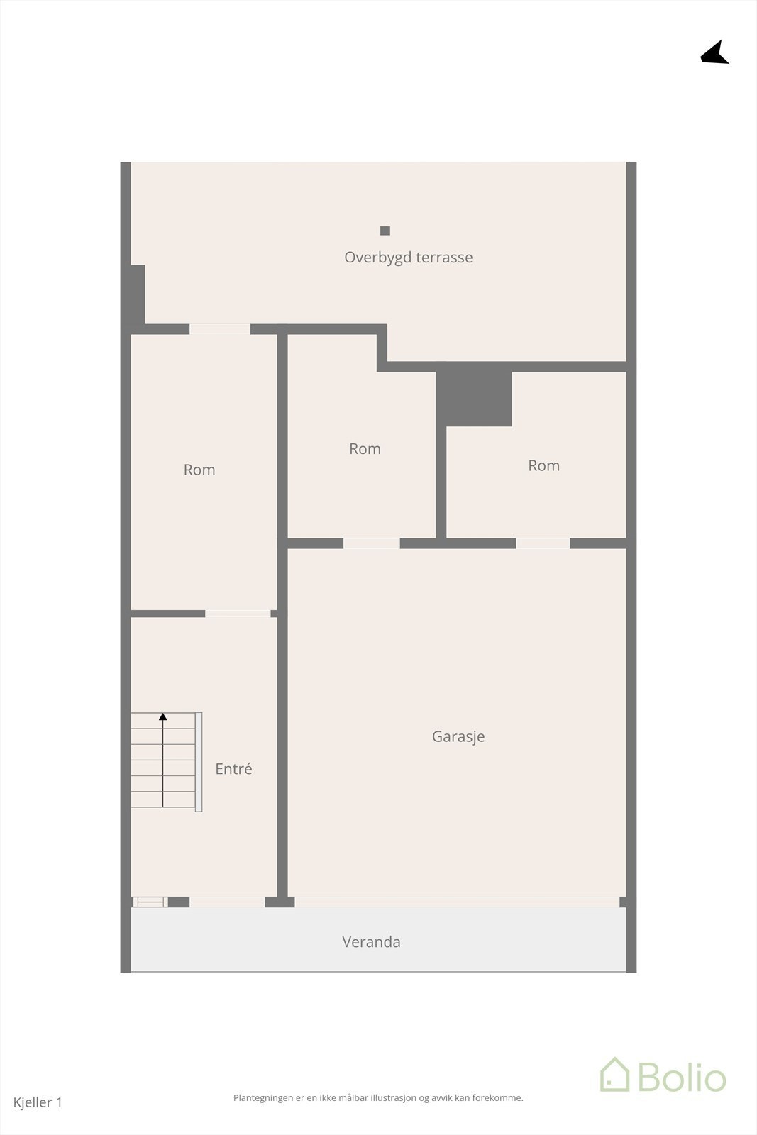 Plantegning 1.etasje. Galleribilde