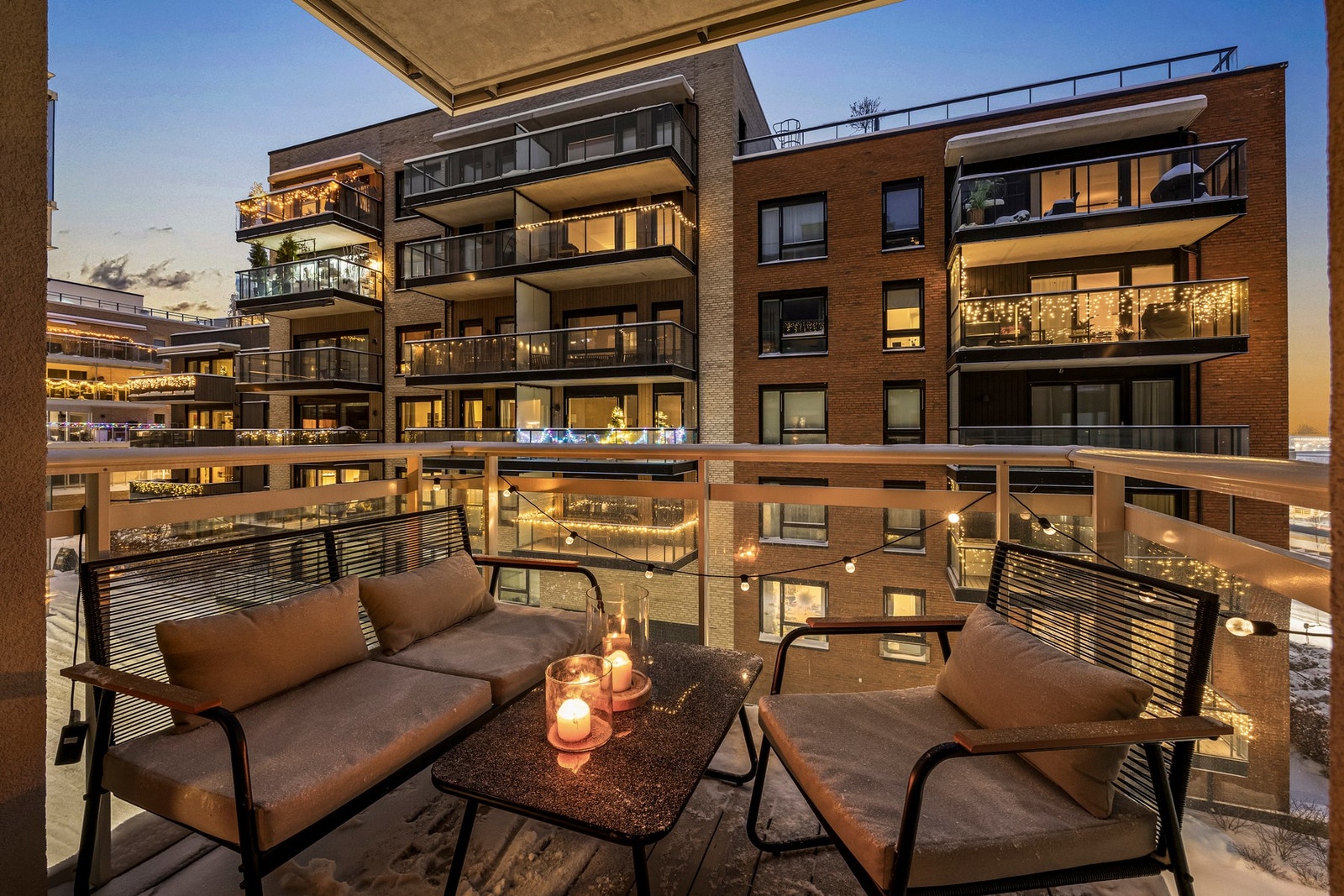 Det tillates grilling med gass- og elektrisk grill. Galleribilde