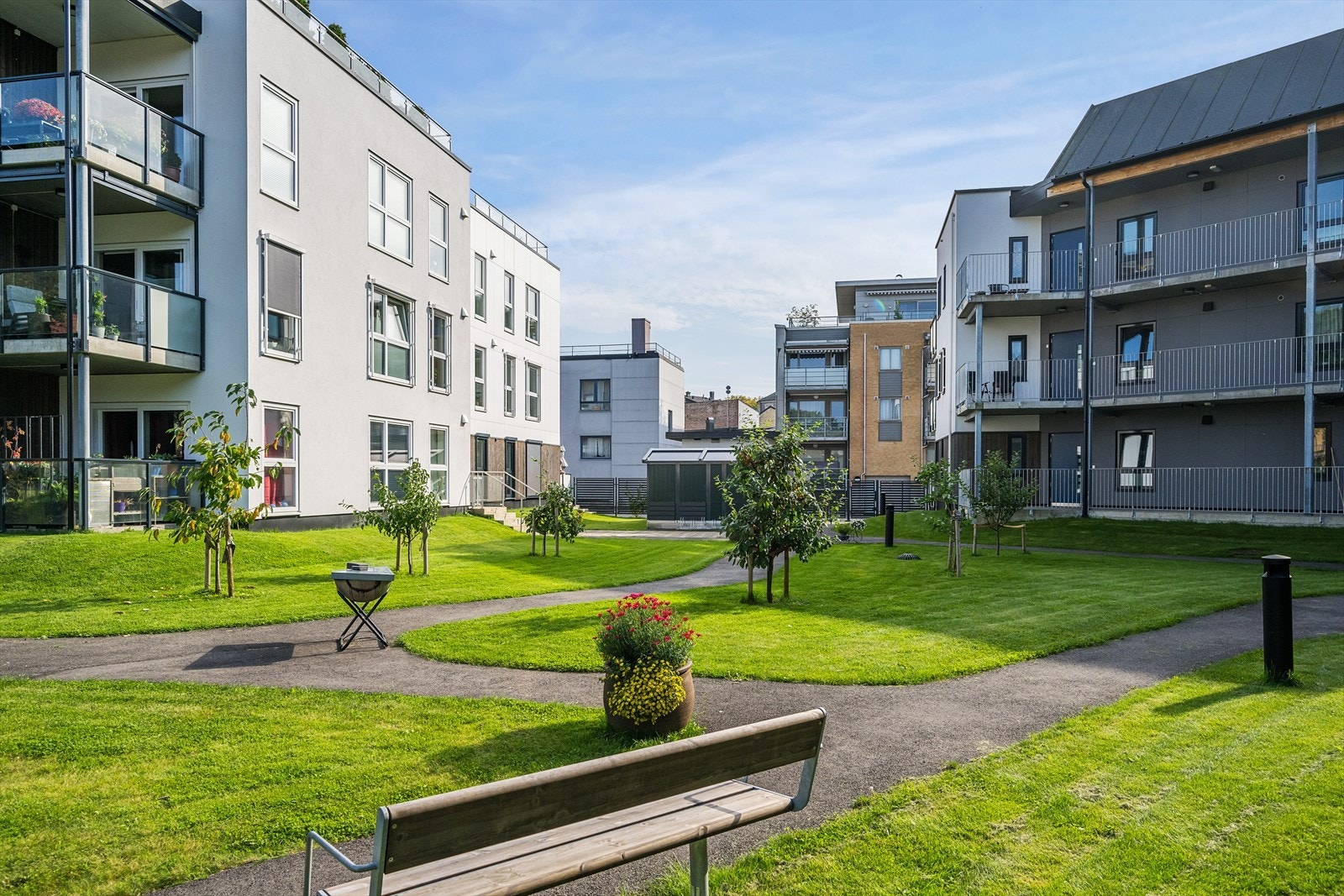 Pent opparbeidet hage. Galleribilde