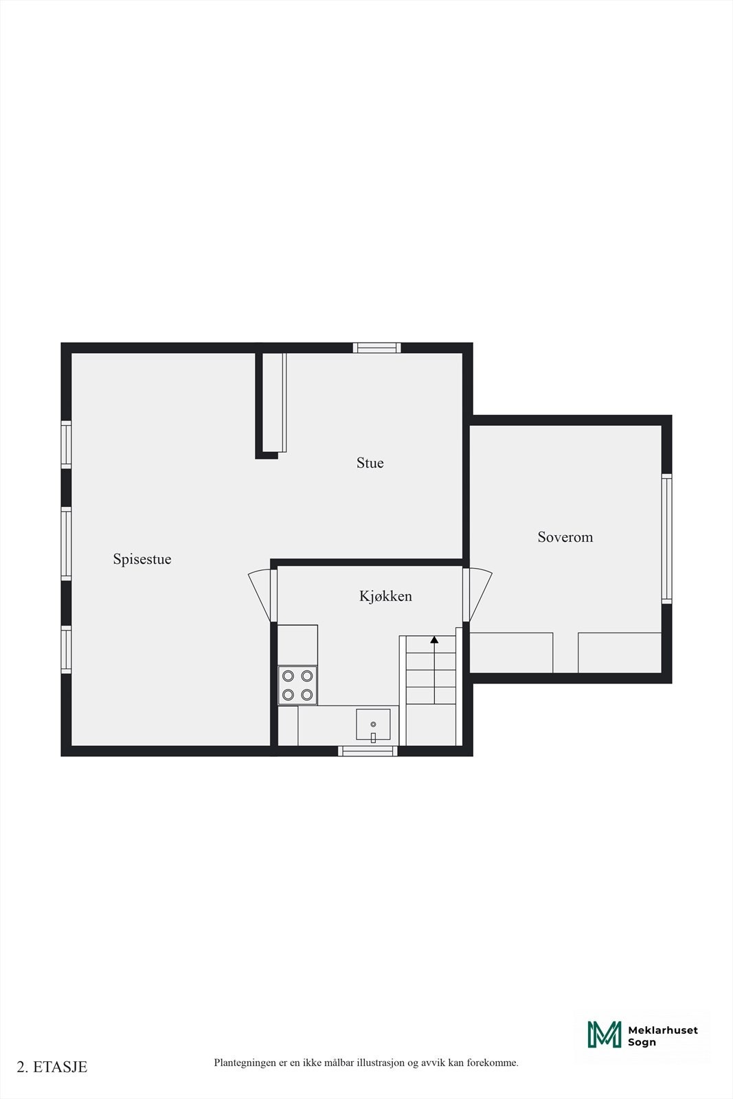 Planteikning 2.etg. Galleribilde