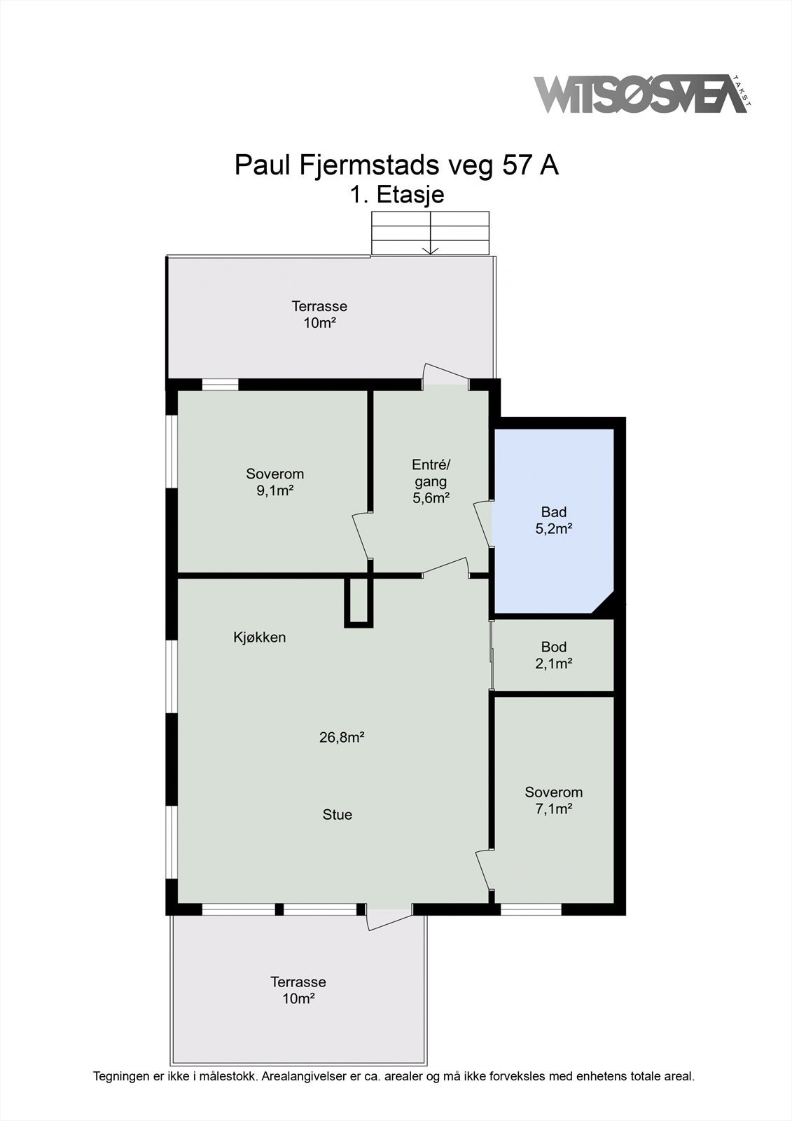 Planskisse. Velkommen på visning! Galleribilde