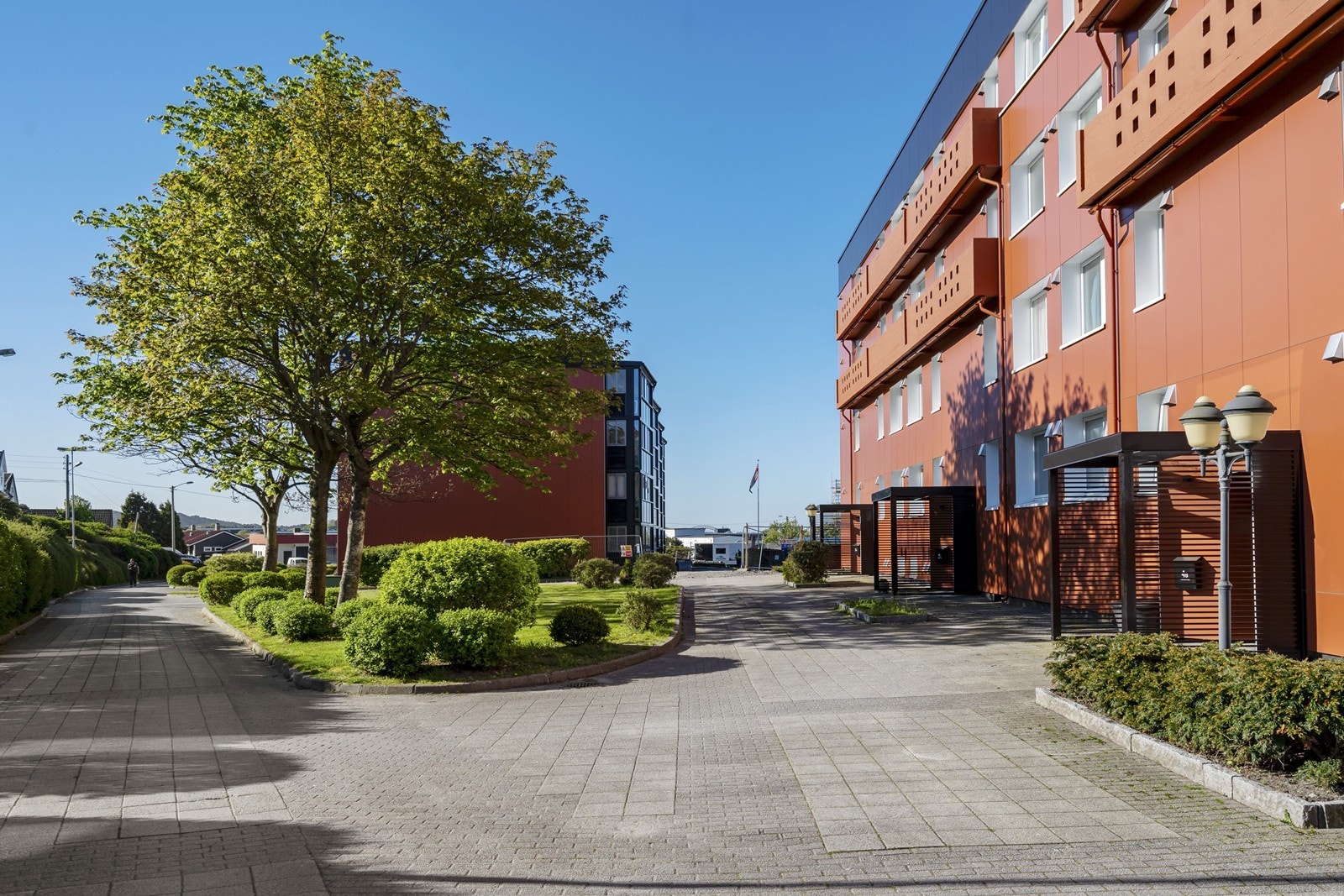 Fasade og flotte felles områder. Galleribilde