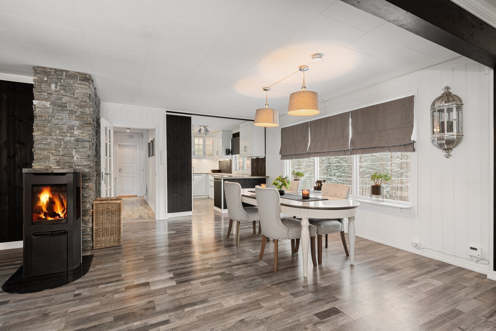 Peis som varmer godt på de kalde vinterdagene. Galleribilde