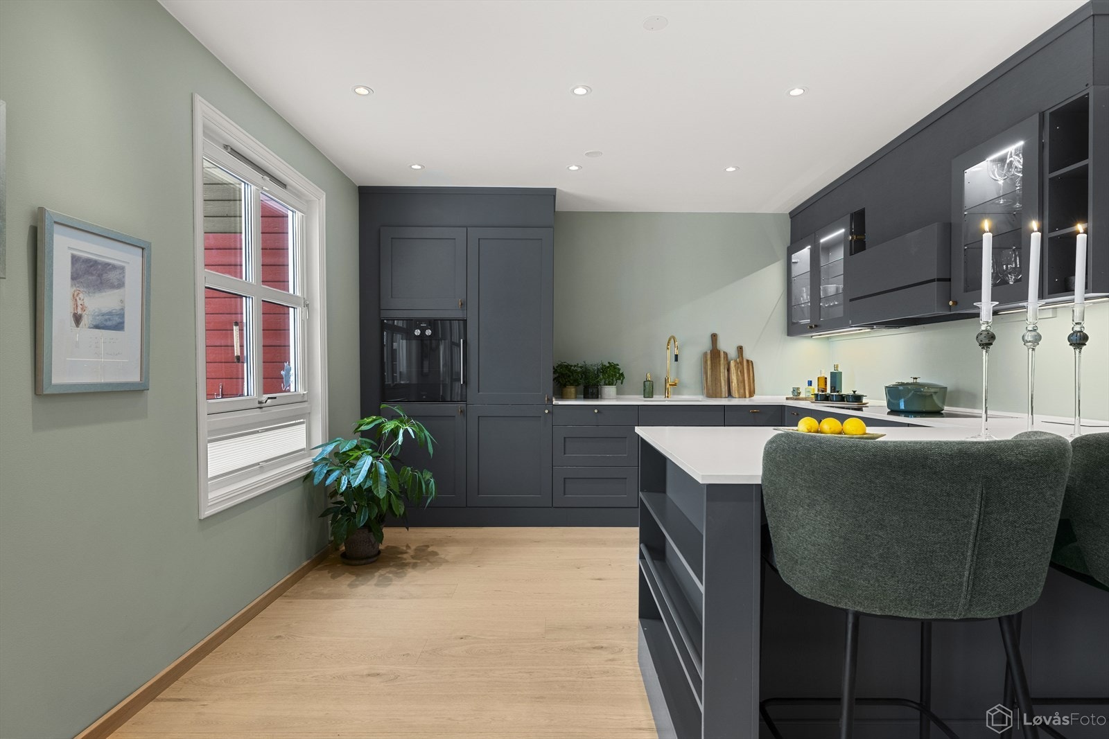 Lekkert kvalitetskjøkken fra Huseby montert i 2025 Galleribilde