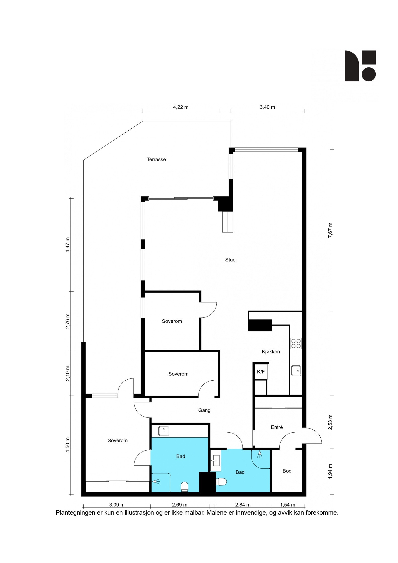 Plantegning. Galleribilde