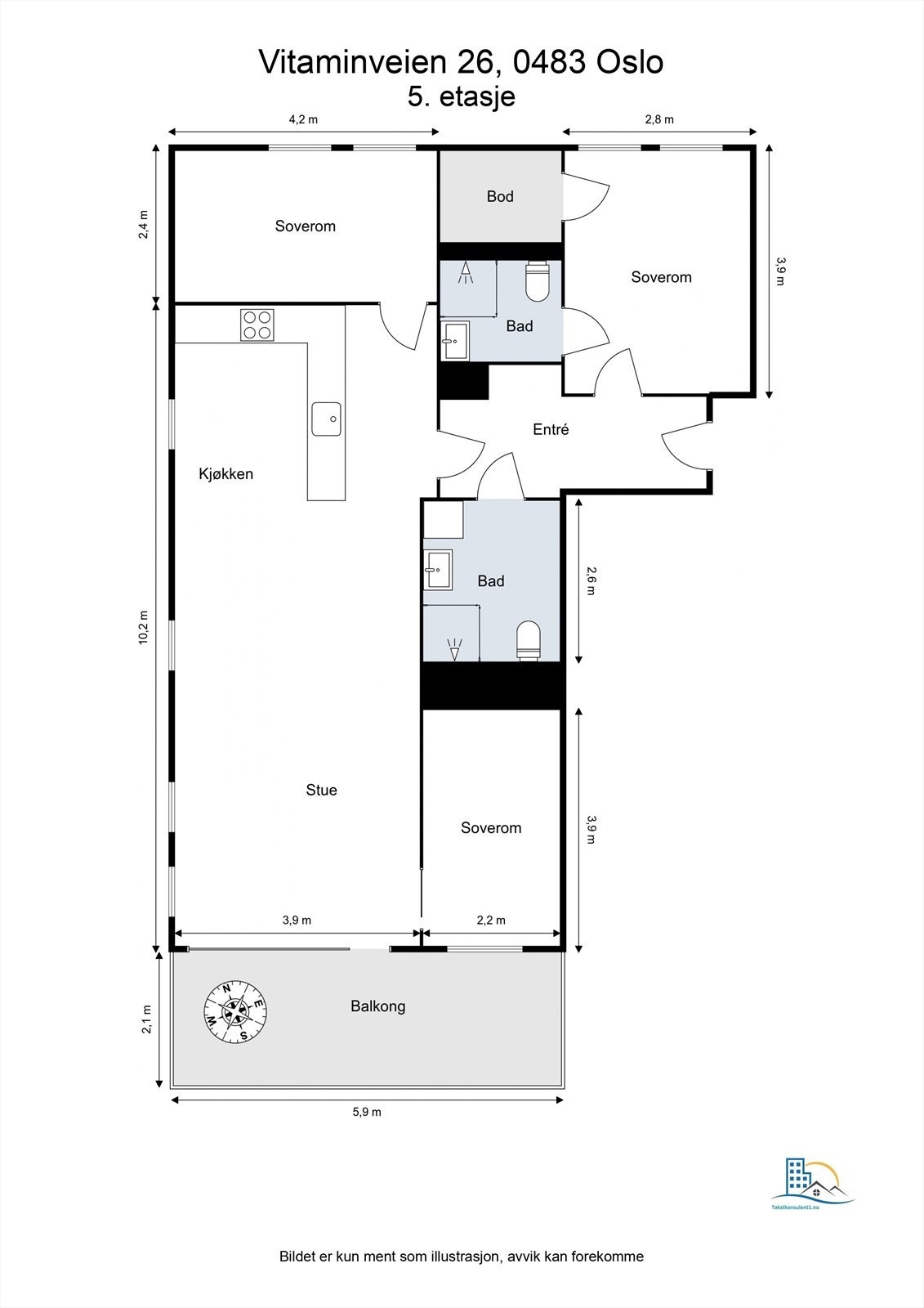 Plantegning til orientering. Galleribilde