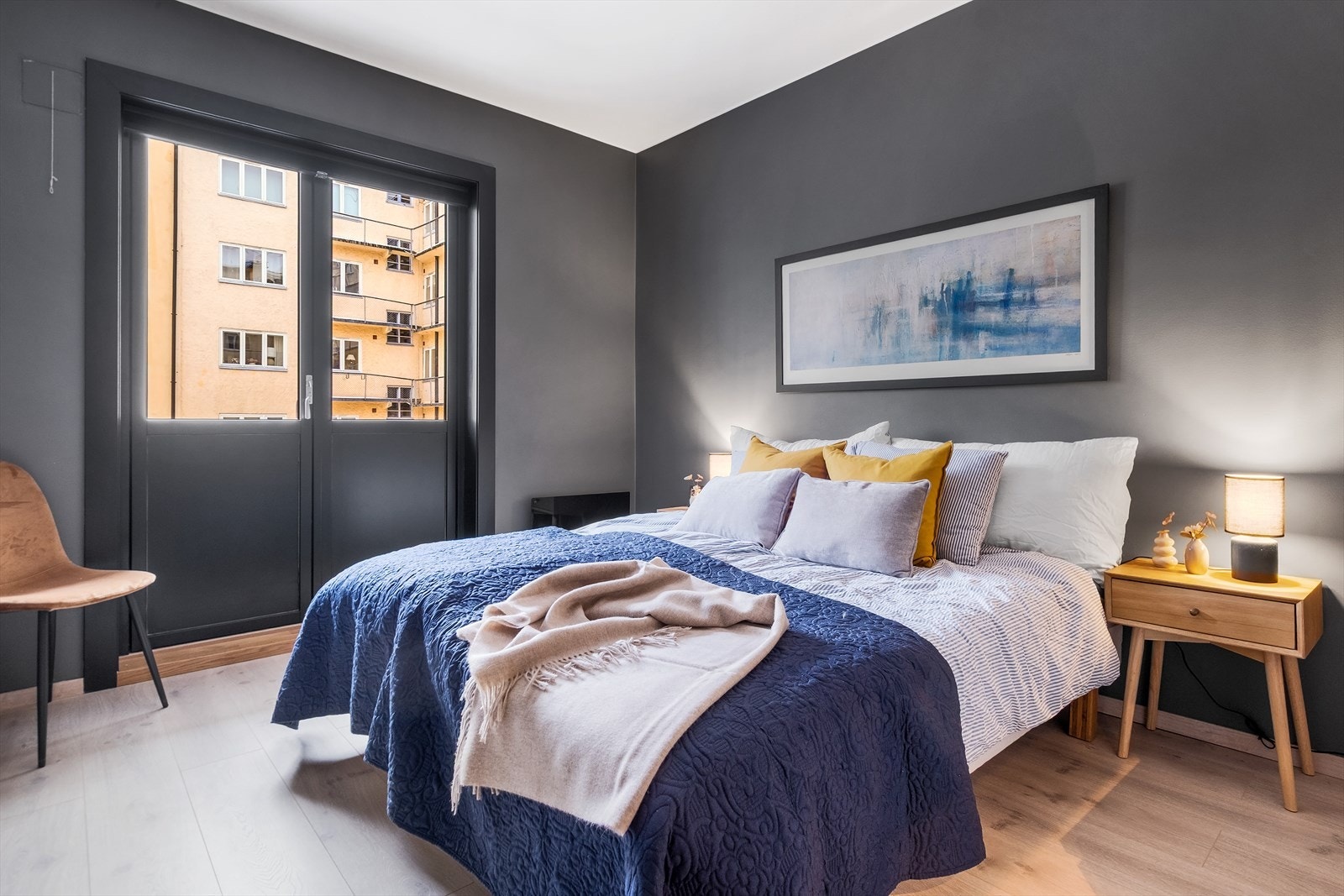 Hovedsoverommet har direkte utgang til balkong - perfekt for morgenkaffen. Galleribilde